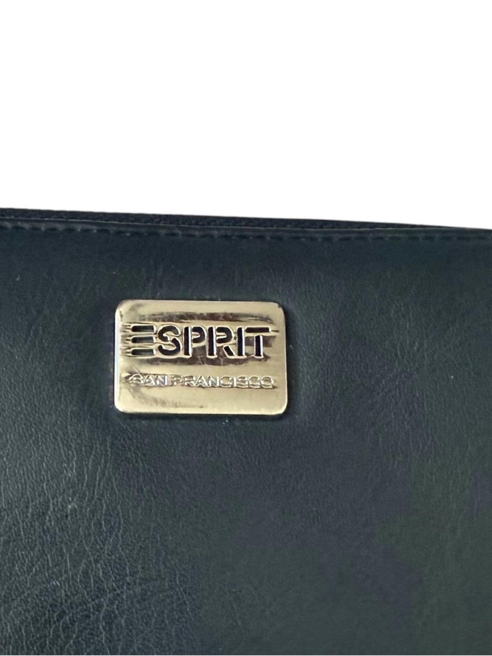 Esprit Black Zip Wallet with Metal Logo - Picture 7 of 9